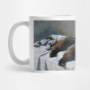 Still Life with Pheasants and Plovers by Claude Monet Mug